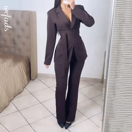 Two Piece Suit Women's Office Casual