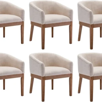 Set of 6 Mid-Century Modern Dining Chairs