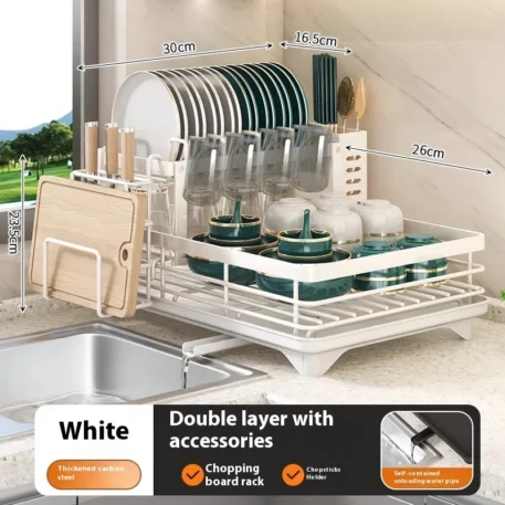 Two-Tier Kitchen Storage Rack - Image 9