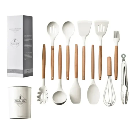 12PCS Food Grade Silicone Kitchen Utensils - Image 6