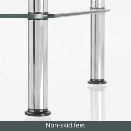 Modern Glass Corner 3-Tier Stand - Image 5