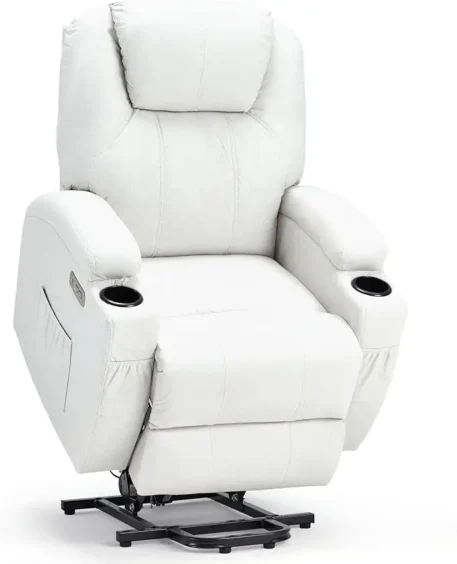 Power Lift Recliner Chair with Side Pockets, USB & Type-C Ports, Cup Holders - Image 10