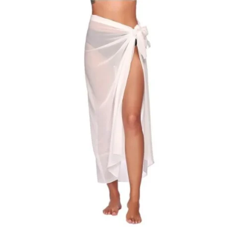 Long Chiffon Swimsuit Coverup - Image 9