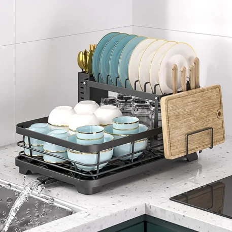 Two-Tier Kitchen Storage Rack - Image 4