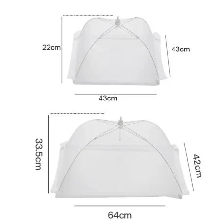 Food Cover Mesh Folding Washable - Image 6