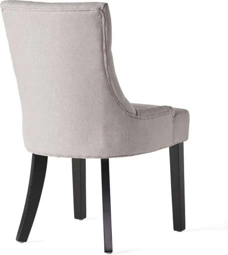 Christopher Knight Hayden Fabric Dining Chairs -  Light Grey - Image 6