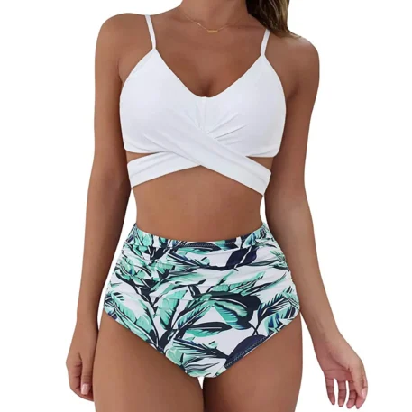 Fashionable Tie-Dye Two-Piece Bikini - Image 11