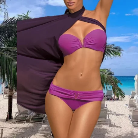 Multi Color Push Up Swimsuit - Image 7