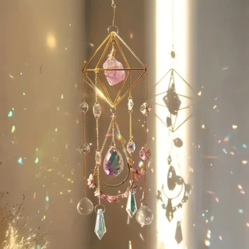 1pc Amethyst Crystal Suncatcher