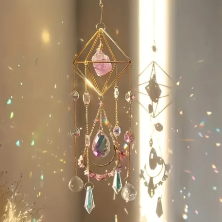 1pc Amethyst Crystal Suncatcher