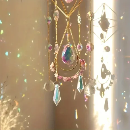 1pc Amethyst Crystal Suncatcher - Image 3